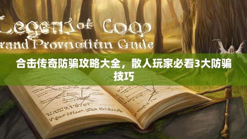 合击传奇防骗攻略大全，散人玩家必看3大防骗技巧