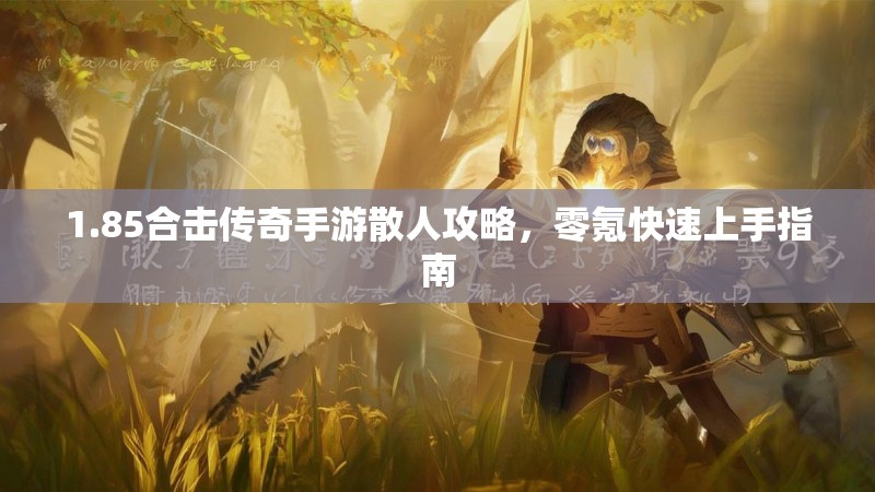 1.85合击传奇手游散人攻略，零氪快速上手指南