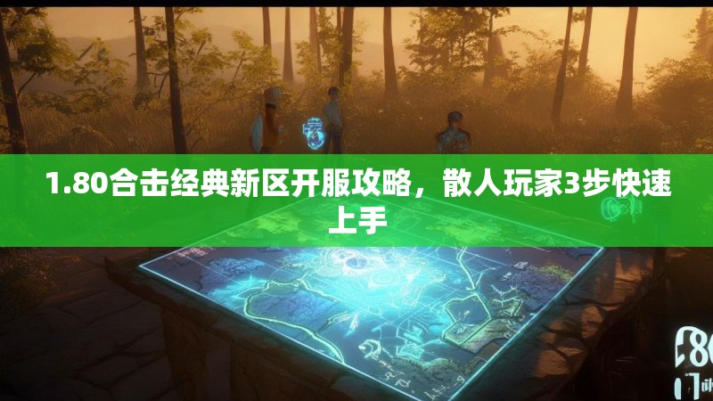 1.80合击经典新区开服攻略，散人玩家3步快速上手