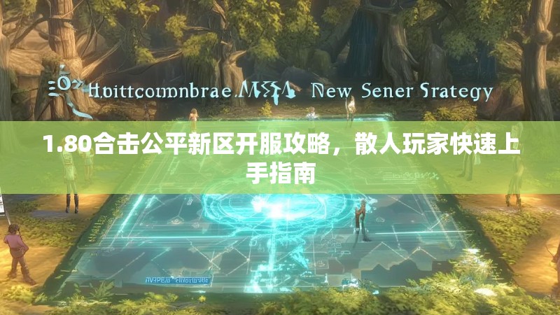 1.80合击公平新区开服攻略，散人玩家快速上手指南