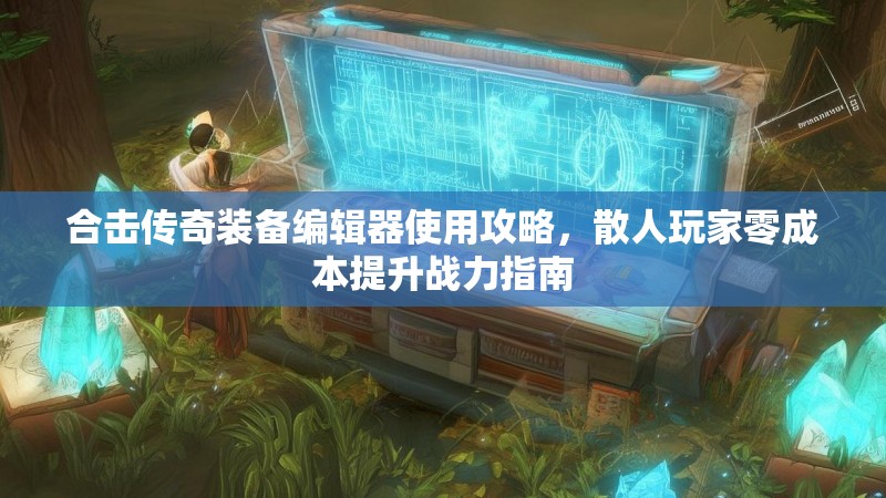 合击传奇装备编辑器使用攻略，散人玩家零成本提升战力指南
