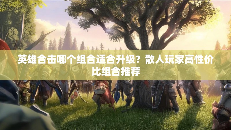 英雄合击哪个组合适合升级？散人玩家高性价比组合推荐