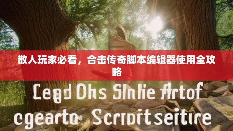 散人玩家必看，合击传奇脚本编辑器使用全攻略