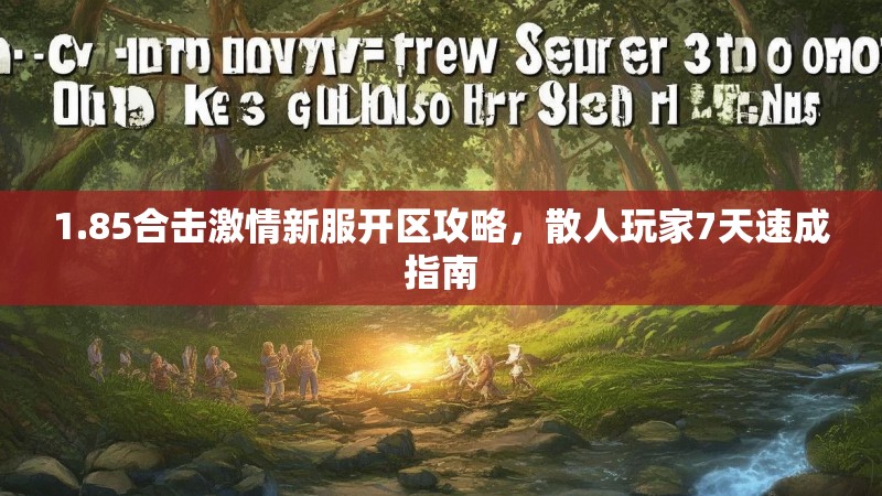 1.85合击激情新服开区攻略，散人玩家7天速成指南