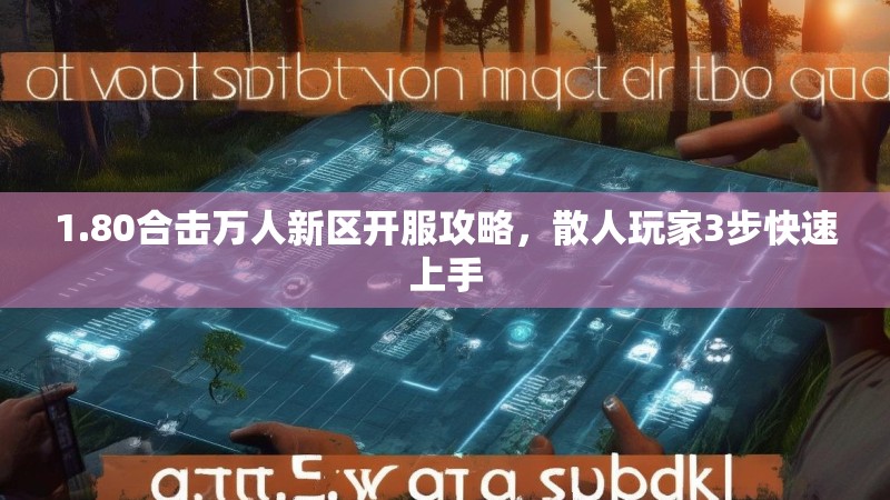 1.80合击万人新区开服攻略，散人玩家3步快速上手