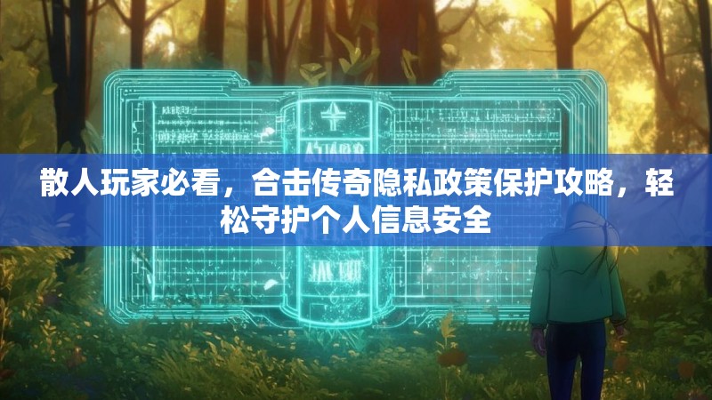 散人玩家必看，合击传奇隐私政策保护攻略，轻松守护个人信息安全