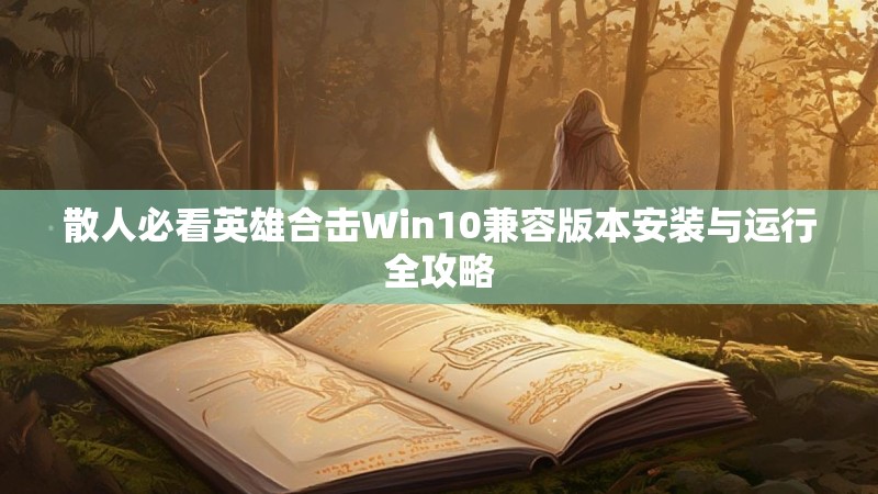 散人必看英雄合击Win10兼容版本安装与运行全攻略