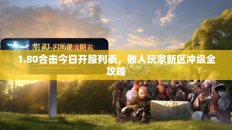 1.80合击今日开服列表，散人玩家新区冲级全攻略