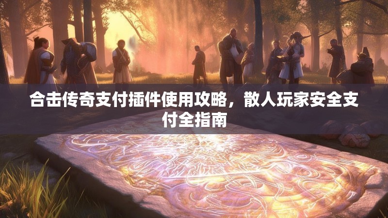 合击传奇支付插件使用攻略，散人玩家安全支付全指南