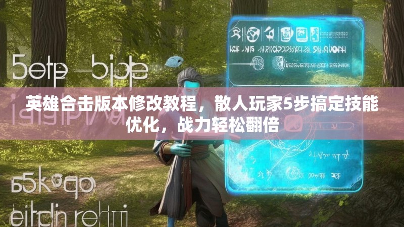英雄合击版本修改教程，散人玩家5步搞定技能优化，战力轻松翻倍