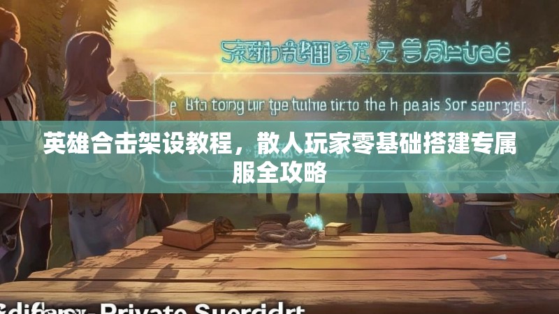 英雄合击架设教程，散人玩家零基础搭建专属服全攻略