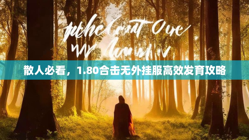 散人必看，1.80合击无外挂服高效发育攻略