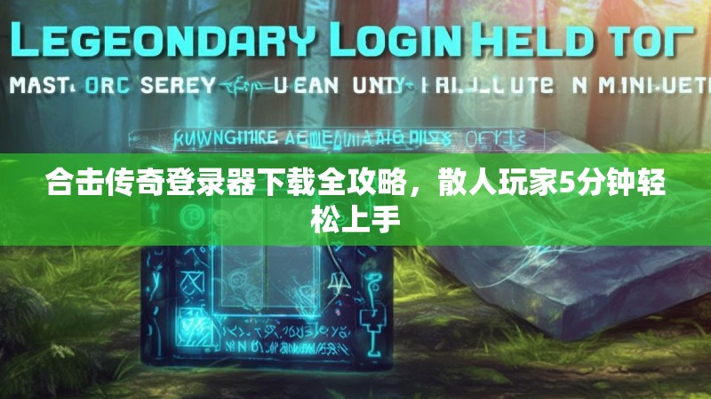 合击传奇登录器下载全攻略，散人玩家5分钟轻松上手