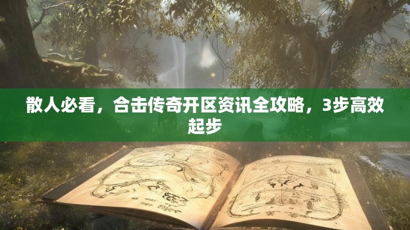 散人必看，合击传奇开区资讯全攻略，3步高效起步