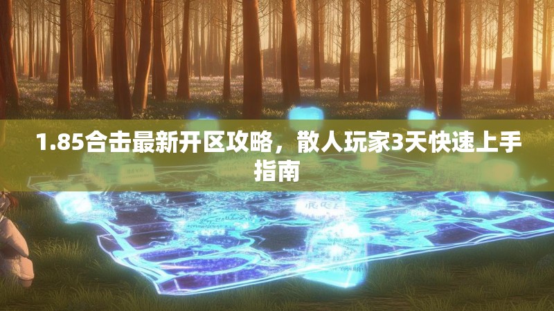 1.85合击最新开区攻略，散人玩家3天快速上手指南