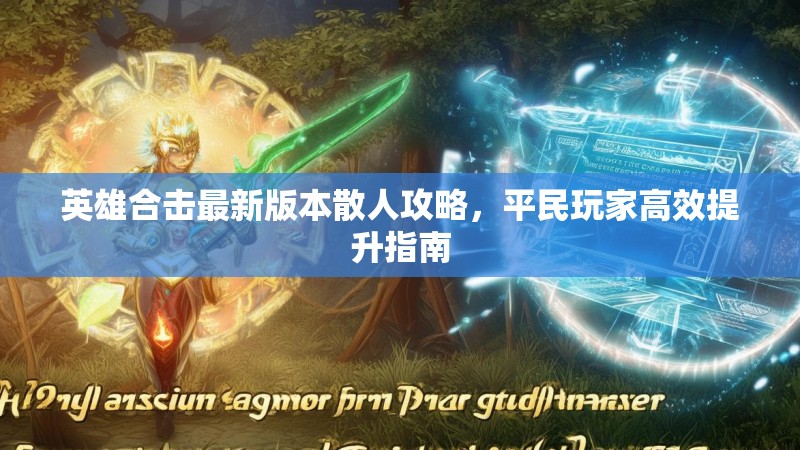 英雄合击最新版本散人攻略，平民玩家高效提升指南