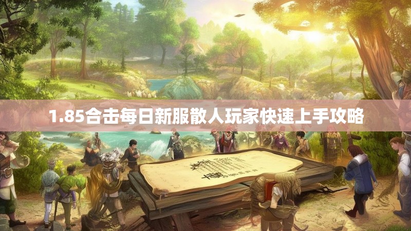 1.85合击每日新服散人玩家快速上手攻略