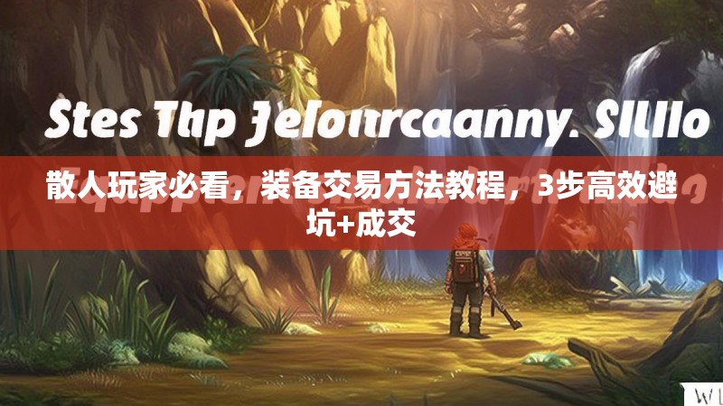 散人玩家必看，装备交易方法教程，3步高效避坑+成交