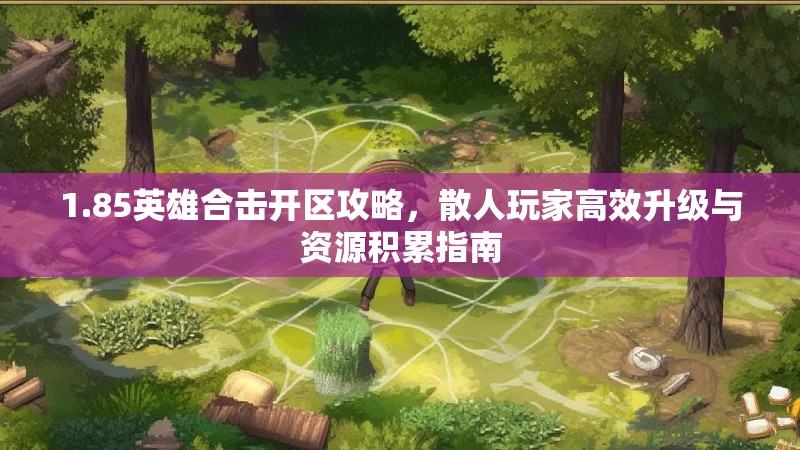 1.85英雄合击开区攻略，散人玩家高效升级与资源积累指南