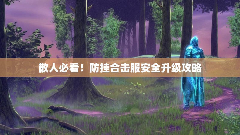 散人必看！防挂合击服安全升级攻略
