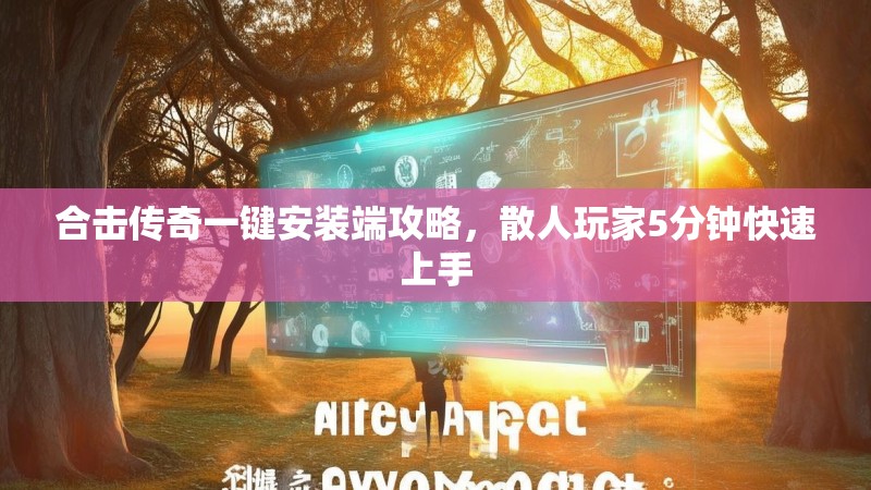 合击传奇一键安装端攻略，散人玩家5分钟快速上手