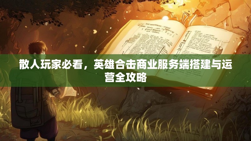 散人玩家必看，英雄合击商业服务端搭建与运营全攻略