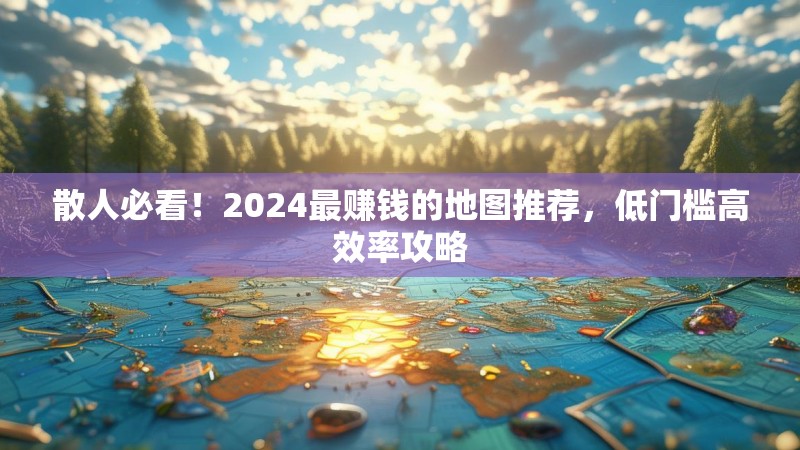 散人必看！2024最赚钱的地图推荐，低门槛高效率攻略