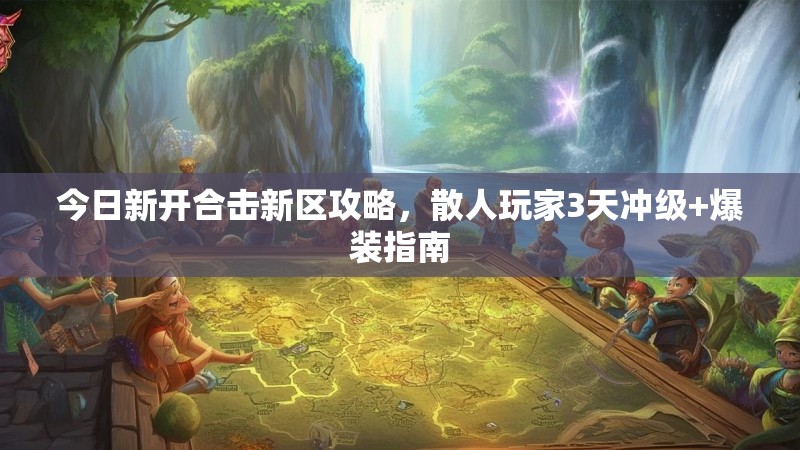 今日新开合击新区攻略，散人玩家3天冲级+爆装指南