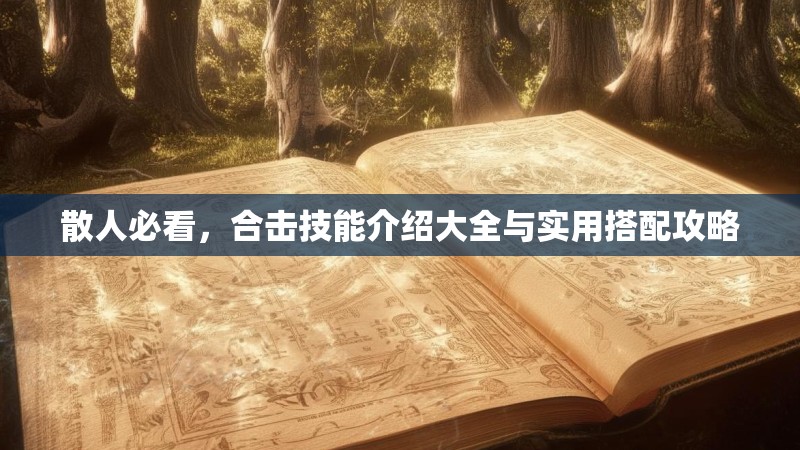 散人必看，合击技能介绍大全与实用搭配攻略