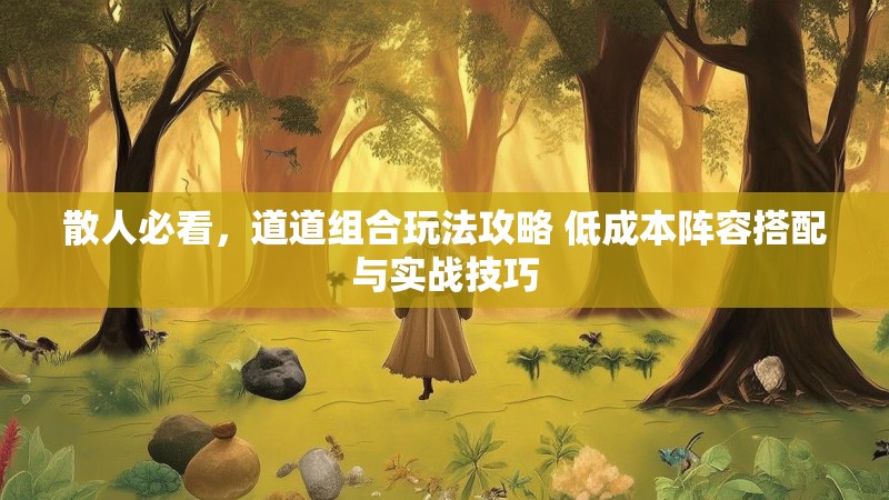 散人必看，道道组合玩法攻略 低成本阵容搭配与实战技巧