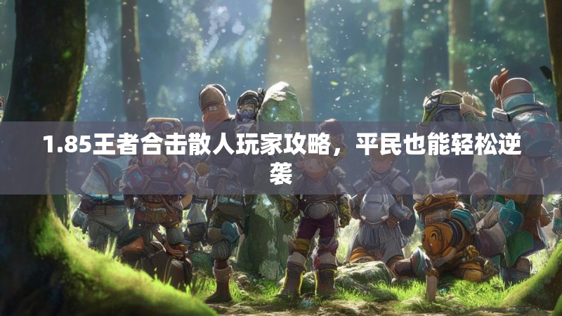 1.85王者合击散人玩家攻略，平民也能轻松逆袭