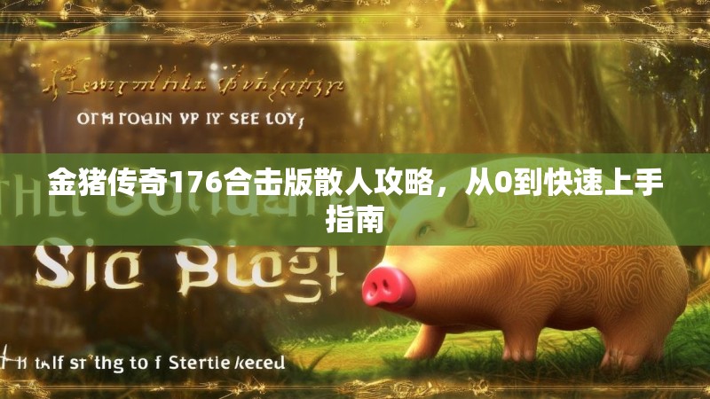 金猪传奇176合击版散人攻略，从0到快速上手指南