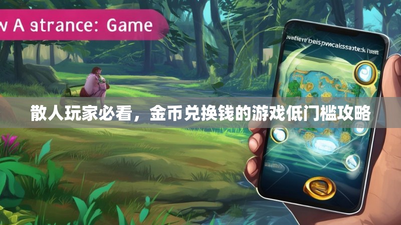 散人玩家必看，金币兑换钱的游戏低门槛攻略
