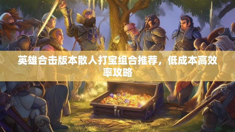英雄合击版本散人打宝组合推荐，低成本高效率攻略