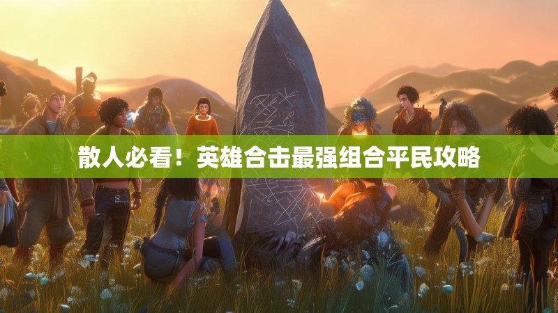 散人必看！英雄合击最强组合平民攻略