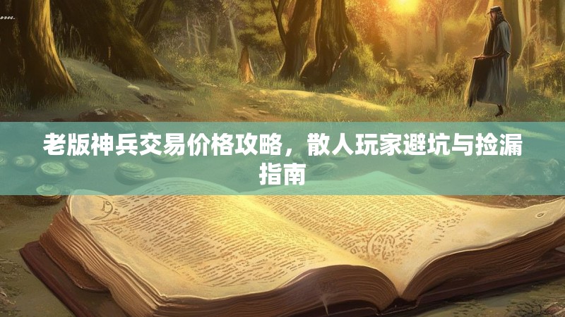老版神兵交易价格攻略，散人玩家避坑与捡漏指南