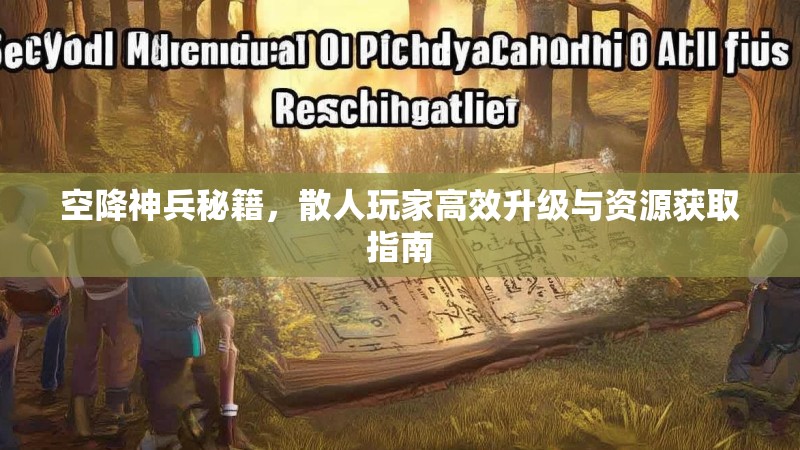 空降神兵秘籍，散人玩家高效升级与资源获取指南