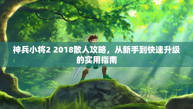 神兵小将2 2018散人攻略，从新手到快速升级的实用指南