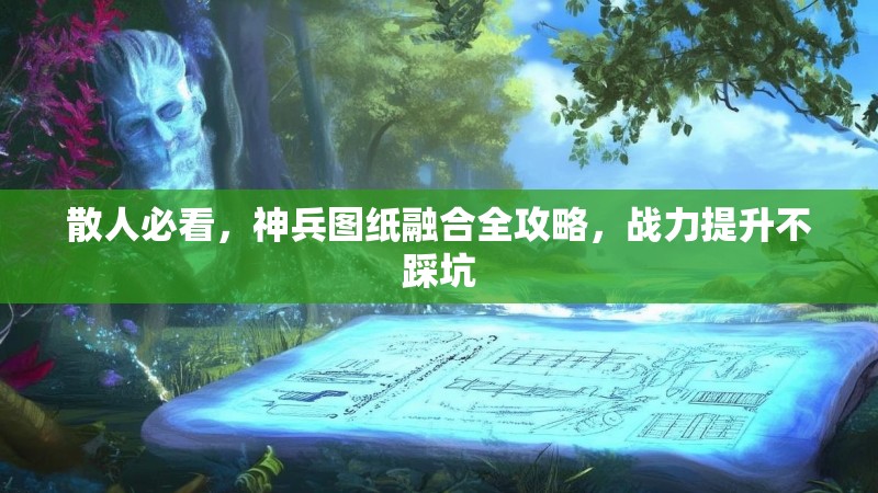 散人必看，神兵图纸融合全攻略，战力提升不踩坑