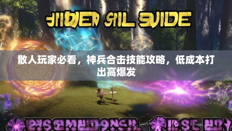 散人玩家必看，神兵合击技能攻略，低成本打出高爆发