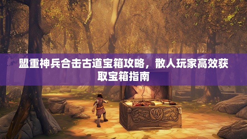 盟重神兵合击古道宝箱攻略，散人玩家高效获取宝箱指南
