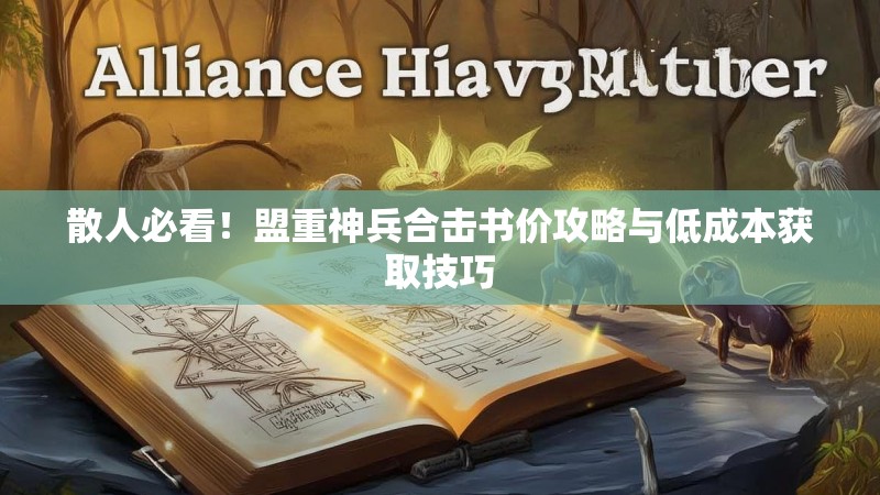 散人必看！盟重神兵合击书价攻略与低成本获取技巧