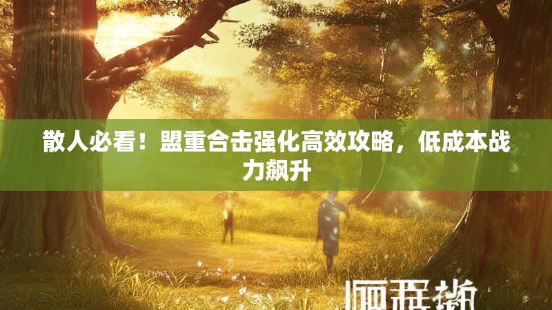 散人必看！盟重合击强化高效攻略，低成本战力飙升