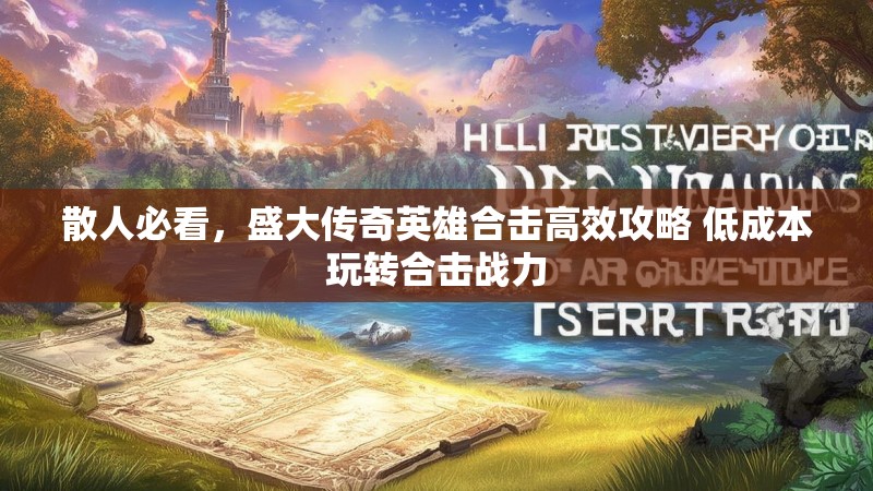 散人必看，盛大传奇英雄合击高效攻略 低成本玩转合击战力