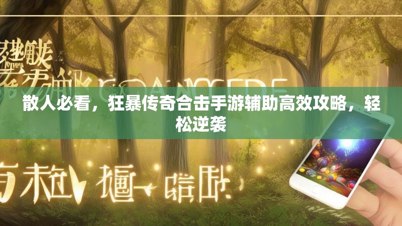 散人必看，狂暴传奇合击手游辅助高效攻略，轻松逆袭