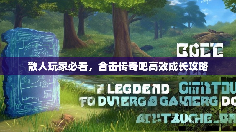 散人玩家必看，合击传奇吧高效成长攻略