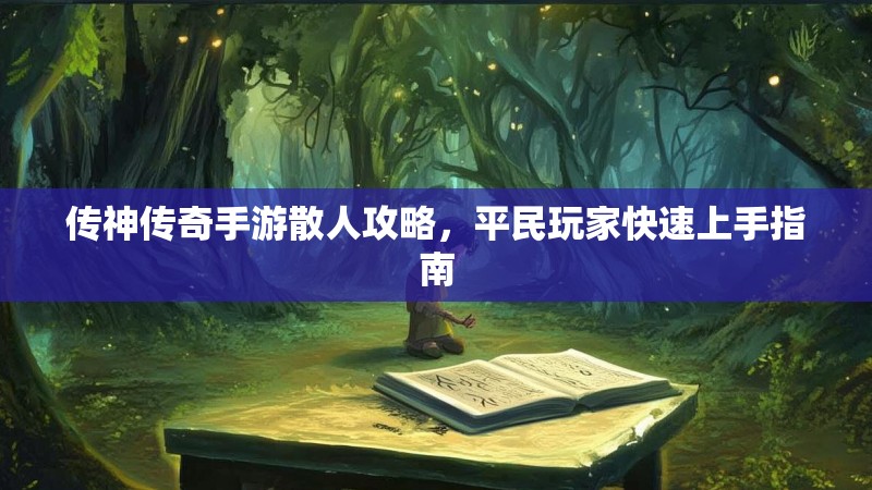 传神传奇手游散人攻略，平民玩家快速上手指南