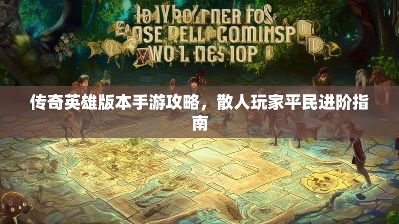 传奇英雄版本手游攻略，散人玩家平民进阶指南