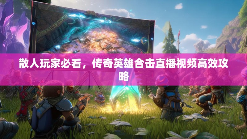 散人玩家必看，传奇英雄合击直播视频高效攻略