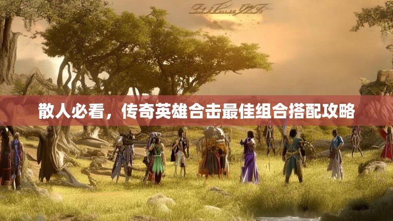 散人必看，传奇英雄合击最佳组合搭配攻略